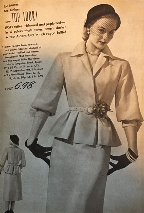 1950s Womens Suits History and Pictures 